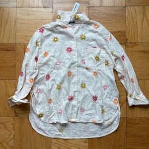 Old Navy The Boyfriend Shirt in Sunburst